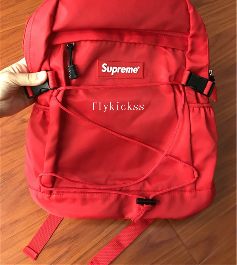 Red Supreme Backpack Sneakers Shop